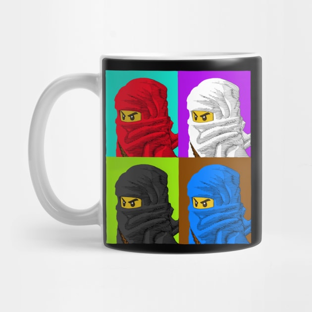 Ninjago Warhol by Hundredhands